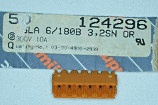 10 Stück neue Weidmüller Steckverbinder 6polig SLA 6