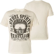 REBEL SPIRIT T-Shirt RSSK182034 Natural Creme T-Shirts