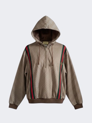 Gucci monogram hoodie zip - gucci,