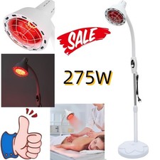 275W Infrarot Lampe Rotlichtlampe Infrarotlampe Wärmelampe Mit Ständer Stehlampe
