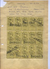 Berliner S-Bahn Fahrkarten 1987 Preisstufe 4 - 15 Stück