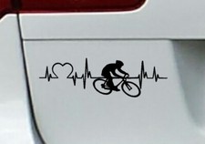 Radsport Aufkleber Pulsschlag