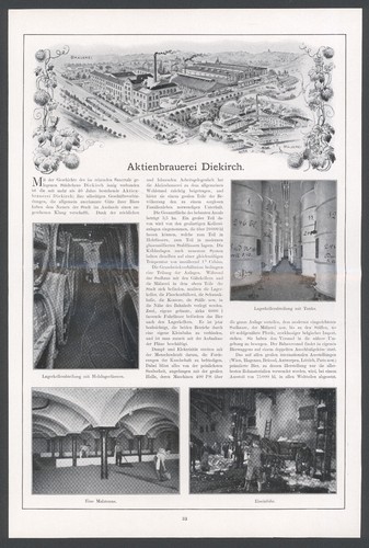 Werbung 1912 brauerei - 1912!,