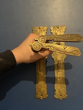 Jugendstil Türgriff Messing