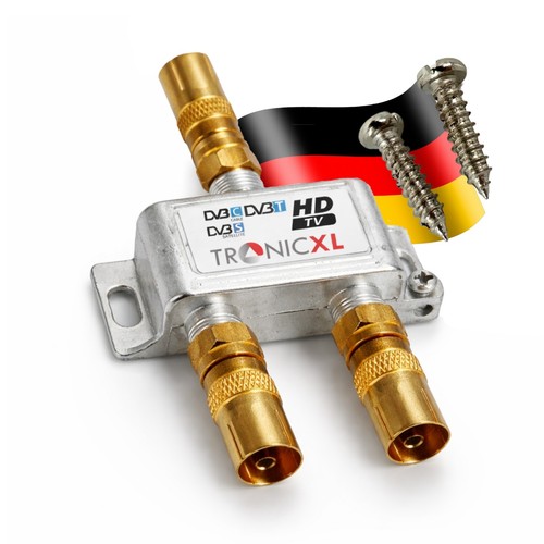 Fach stecker koax - f-stecker,