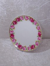 Antike Beyer & Bock Porzellan Platte Tausendschön Rosen Vintage um 1920 - 33 cm