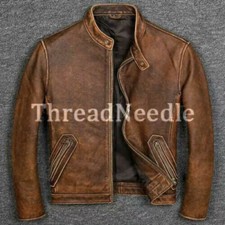 Herren Vintage Style Echtleder