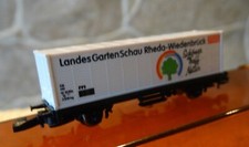 Märklin   (Spur Z)    Sondermodell    Containerwagen   Landesgartenschau Rheda