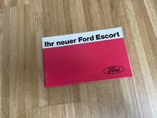 Ford escort betriebsanleitung - ford,
