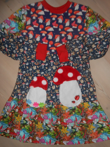Cord jersey kleid gr - 3-d,