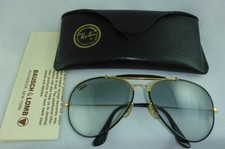 Excellent! Ray Ban USA B&L Precious Metals 62 14 Outdoorsman Gradient Blue +case
