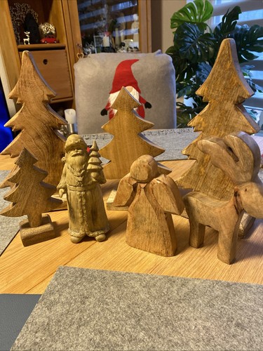 Holztannenbäume mit engel - mit,