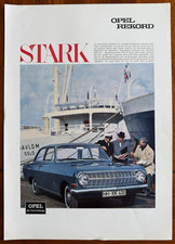 OPEL REKORD - ganzseitige Reklame Werbung von 1963