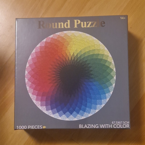 Blazing with color rundpuzzle - color,