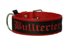 Nylonhalsband Bullterrier