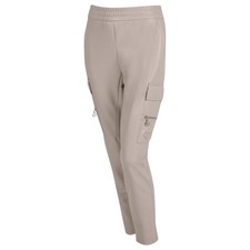 Sportalm Kitzbühel Damen Hose Fiene Lederimitat Cargohose Beige Gr. 38