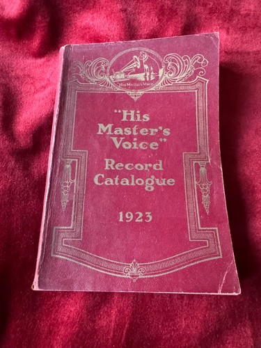 78rpm his masters voice 1923 - his,