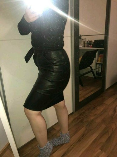 Lederrock von bershka - von,