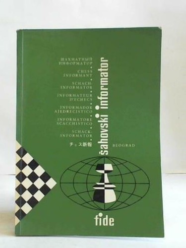 Band chess informant - 26, informant/