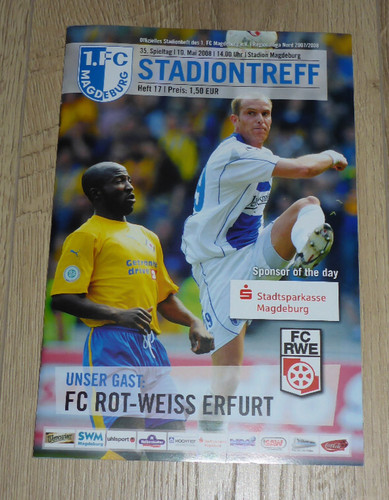 Programmheft magdeburg - fc,