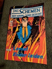DAS SCHEMEN (2) Der Mann ohne Gesicht • Hethke Krimi Comicalbum 1990 • Z 0-1