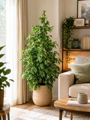 Ficus benjamina golden king - ficus,