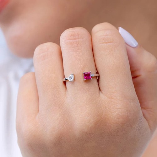 Birne diamant ring prinzessin - birne,