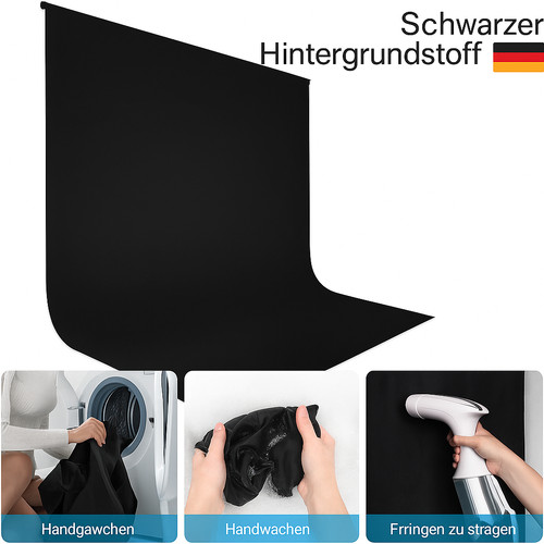Fotohintergrund schwarz 2x3 - fotohintergrund,