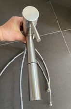 Blanco Küchenarmatur, Edelstahl mit Schlauchbrause, ausziehbar, schwenkbar