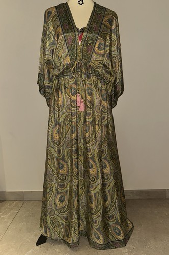 Boho maxi kleid damen seide - boho,