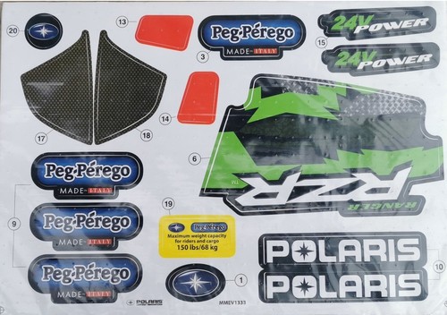 Aufklebersatz original peg - aufklebersatz,