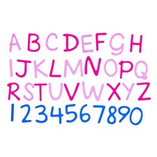 Großbuchstaben Alphabet &