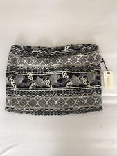 Schulterfreies Top / Bardot Top / Crop Top in schwarz/weiß von Forever 21 Gr. S