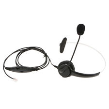 Schnurgebundenes Telefon Headset, Callcenter Telefon Headset mit Stummschaltung,
