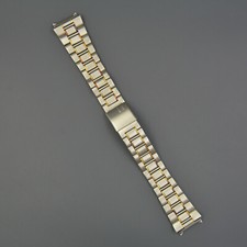 ZENITH Swiss N NOS vintage Armband bracelet Uhrband 20mm 21mm STEEL GOLD