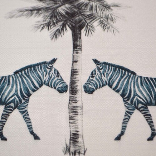 Zebra panel für kissen - kissen, &
