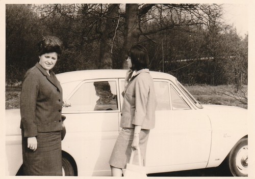 Vintage foto frauen - foto, ford