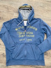 Herren Sweatjacke Hoody von **Esprit** mit Kapuze blau Kangerootasche Gr. XL