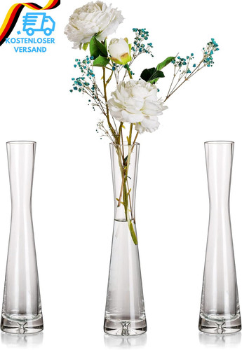 Blumenvase glasvasen schmal - blumenvase,