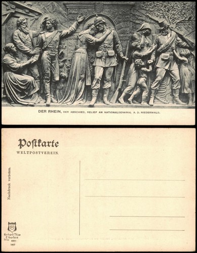 Rüdesheim relief der - (rhein),