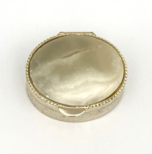 Vintage Pillendose Onyx Marmor