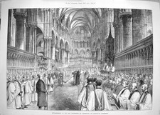 Original alter antiker Druck