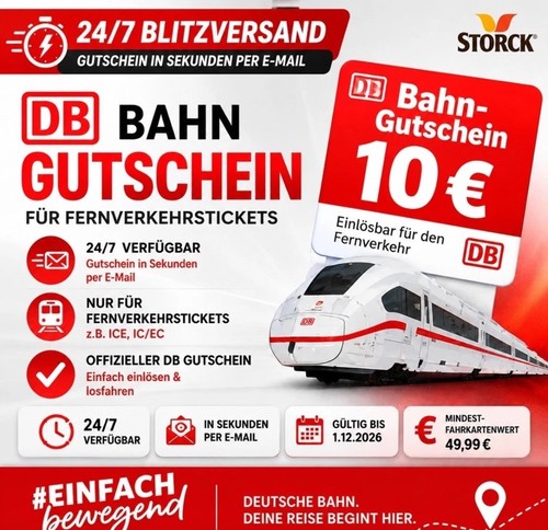 Deutsche bahn gutschein - bahn, bahn-gutschein
