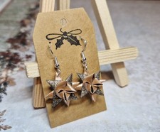 Mini Fröbelstern Ohrringe