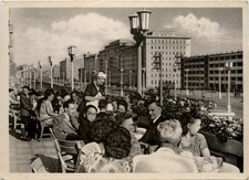 Berlin, Stalinallee, Terrasse