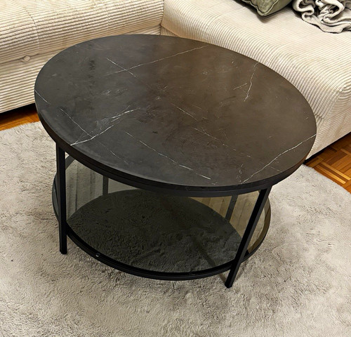 Runder couchtisch schwarz - runder,