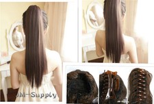 Haarteil Zopf Klammer &Clips