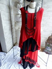 1291 MOONSHINE Shirt Löcher Borte Gr 3 schwarz 