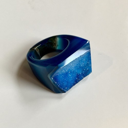 Schöner achat ring - achat,