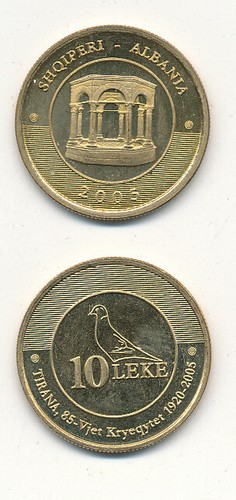 Albania albanien 10 leke - albania,